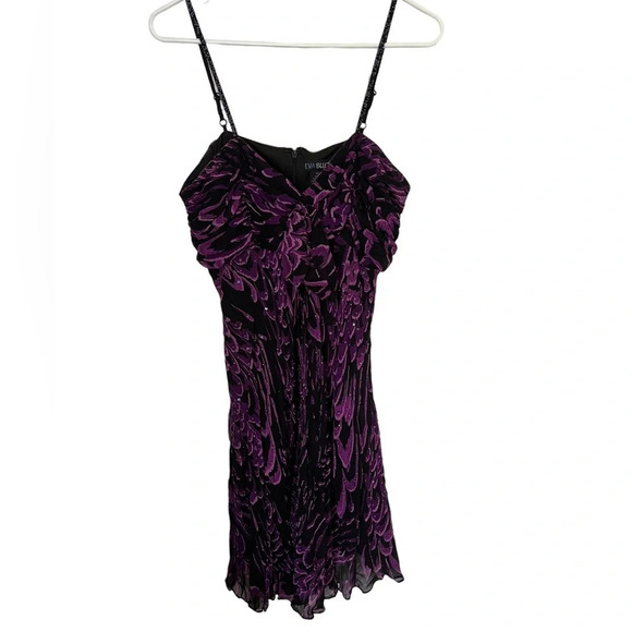 Vintage Y2K Beaded Mini Dress - Picture 1 of 4